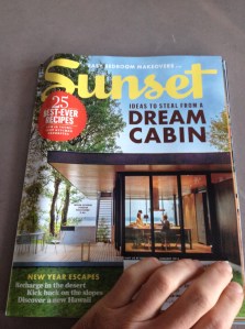 Two-page article about TheMulberryGuy in the January 2014 issue of Sunset Magazine.